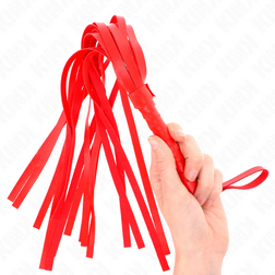 Bdsm Fouet simple à brins fins rouge pour ton plaisir