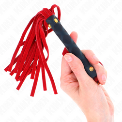 Mini fouet daim rouge velouté 30 cm