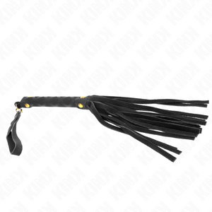 KINK MINI FOUET DAIM NOIR 30 CM
