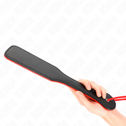 Paddle bicolore deux faces noir et rouge 32 cm