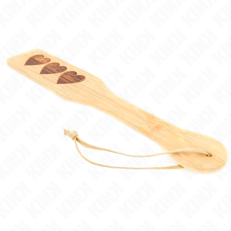 KINK PALETTE EN BAMBOU DESIGN COEUR 32 X 55 CM