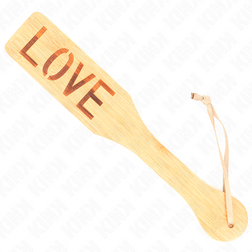 Palette de fessée bambou ajouré 32 cm — LOVE — vue 2