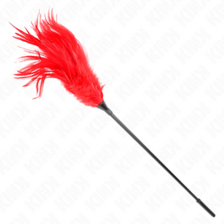 KINK - PLUSIEURS PLUMES DE CHATOUILLES ROUGES 45 CM — vue 4