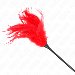 KINK - PLUSIEURS PLUMES DE CHATOUILLES ROUGES 45 CM — vue 5