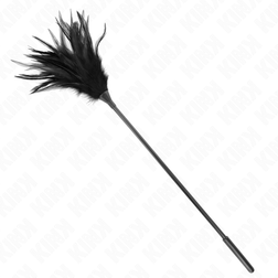KINK - PLUSIEURS PLUMES DE CHATOUILLES NOIRES 45 CM — vue 2