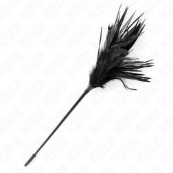 KINK - PLUSIEURS PLUMES DE CHATOUILLES NOIRES 45 CM — vue 4