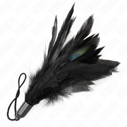 KINK - PLUMES CHACOUILLÉES AVEC MANCHE CORDE BASE PLASTIQUE 15 CM — vue 4