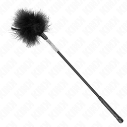KINK - PLUMES CHACOUILLES AVEC MANCHE STRASS 50 CM — vue 2