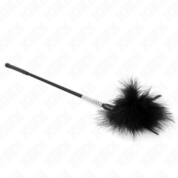 KINK - PLUMES CHACOUILLES AVEC MANCHE STRASS 50 CM — vue 4