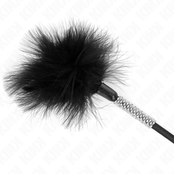 KINK - PLUMES CHACOUILLES AVEC MANCHE STRASS 50 CM — vue 6