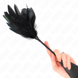 Harnais Plumeau chatouilles sensory play 48 cm — Kink vu de face