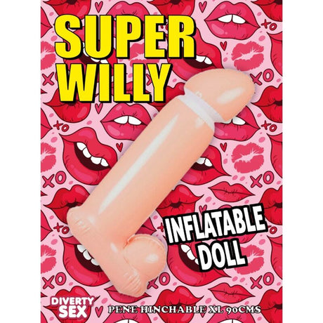 100 cm XL inflatable penis — Diablo Picante.