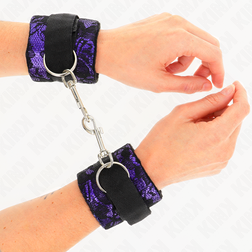 Bdsm sissy dentelle violet Nylon