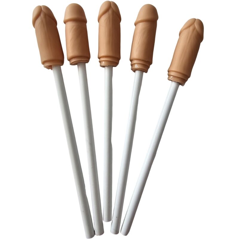 DIABLO PICANTE 5 CRAYONS AVEC POINTE DE PENIS NATURELLE