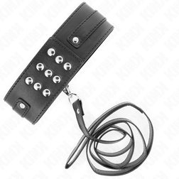 Collier rivets bombés et laisse longue 116 cm — Kink — vue 2