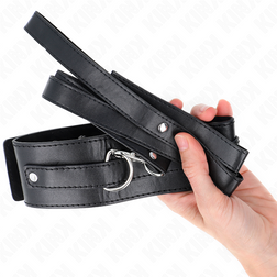 Collier rivets bombés et laisse longue 116 cm — Kink — vue 3