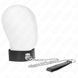 Collier BDSM avec laisse chaîne 65 cm — Modèle 0