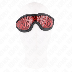 KINK SERRE TETE MOTIF DIAMANTS ROUGE 205 x 6 CM