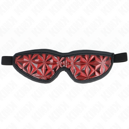 KINK SERRE TETE MOTIF DIAMANTS ROUGE 205 x 6 CM
