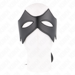 Loup BDSM cuirette chat lisse 34 cm — Masked Allure M1 — vue 3