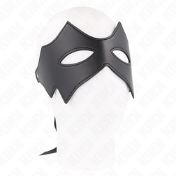 Loup BDSM cuirette chat lisse 34 cm — Masked Allure M1