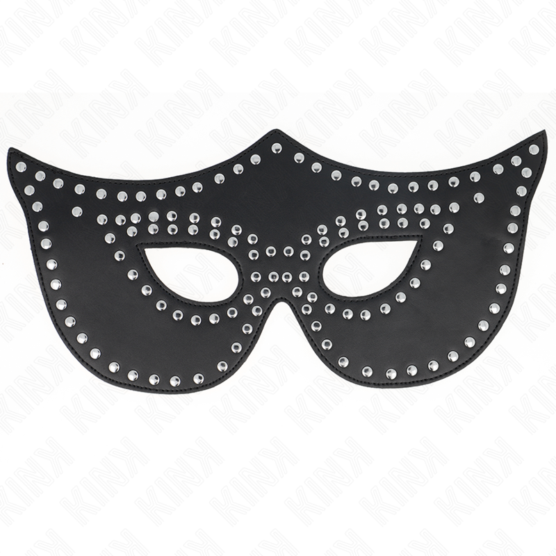 KINK MASQUE EN CUIRETTE A RIVETS MODELE 2 30 x 12 CM