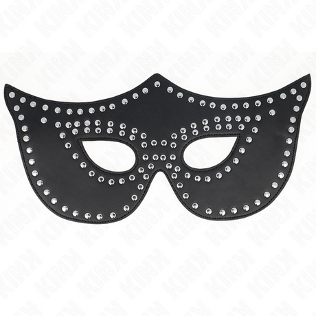 KINK MASQUE EN CUIRETTE A RIVETS MODELE 2 30 x 12 CM