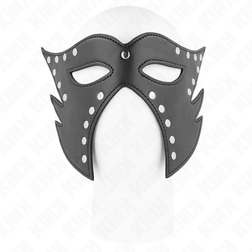 Masque BDSM cuirette chat 29 cm — Masked Allure M2 — vue 3