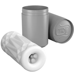 Masturbateur 3D canette super soft - vue produit de profil