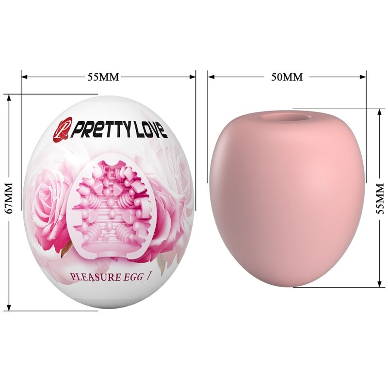Masturbateur egg extensible — texture visible