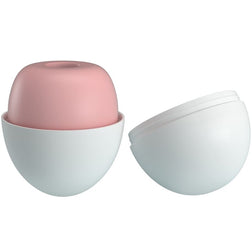 Coque de protection blanche ouverte pour masturbateur egg