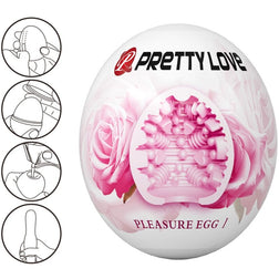 Schémas d'utilisation du masturbateur egg rose
