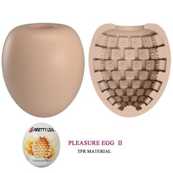 Comparaison entre le masturbateur egg et sa coque