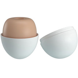 Vue latérale du masturbateur egg dans sa coque