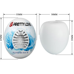 Dimensions du masturbateur egg Pleasure III