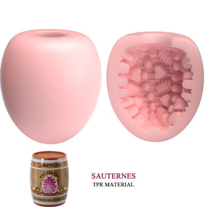 Œuf masturbateur jetable texture Sauternes — vue de profil