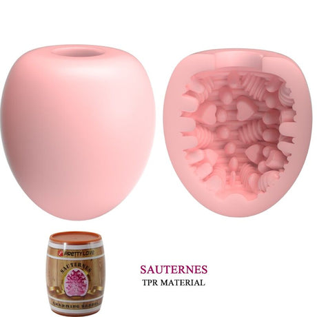 Œuf masturbateur jetable texture Sauternes — vue de profil