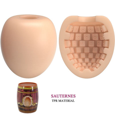 Œuf masturbateur jetable texture Madeira — vue de profil