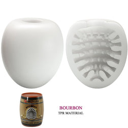 Vue de profil de l'œuf masturbateur et sa texture interne