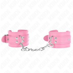 Menottes sissy cuirette rose — vue 2