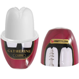 Œuf masturbateur Catherine dans son emballage rigide rouge