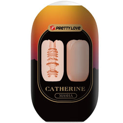 Packaging de l'œuf masturbateur Masha avec visuel de la texture