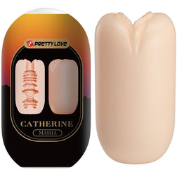 Œuf masturbateur Masha flesh avec emballage et texture interne ondulée