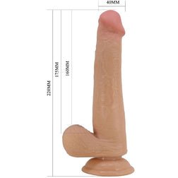 Realistischer Sliding-Skin-Dildo 22 cm — Verpackung