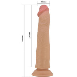 Sliding skin dildo without testicles 25,4 cm — packaging