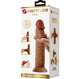 PRETTY LOVE GODE REALISTE KEON 21 CM MARRON