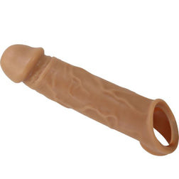 Lionel penis extension sleeve in flesh-coloured TPR