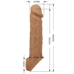 Pretty Love realistic flesh-coloured penis sleeve