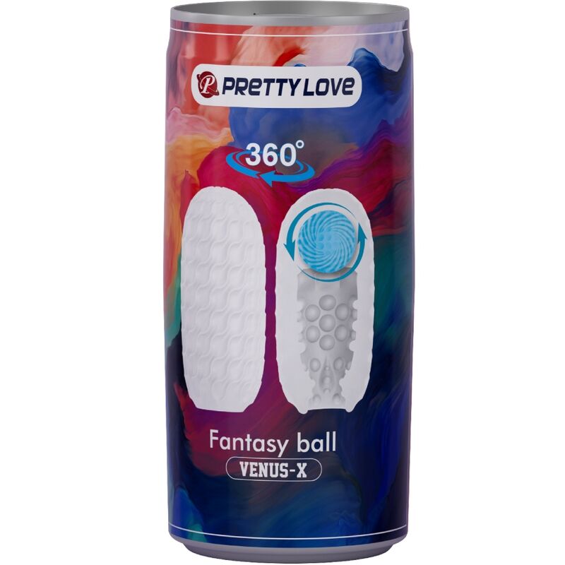 Masturbateur egg boule rotative 360° — vue de profil