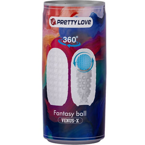 Masturbateur egg boule rotative 360° — vue de profil
